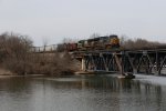 Two GEVO's roll out over the Thornapple River leading L303